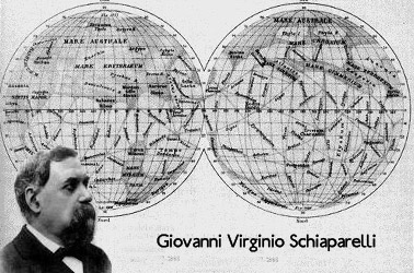 Schiaparelli e le mappe di Marte