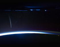 Station Commander Captures Unprecedented View of Comet