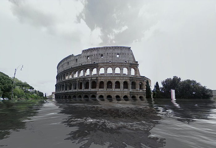 Roma sott'acqua