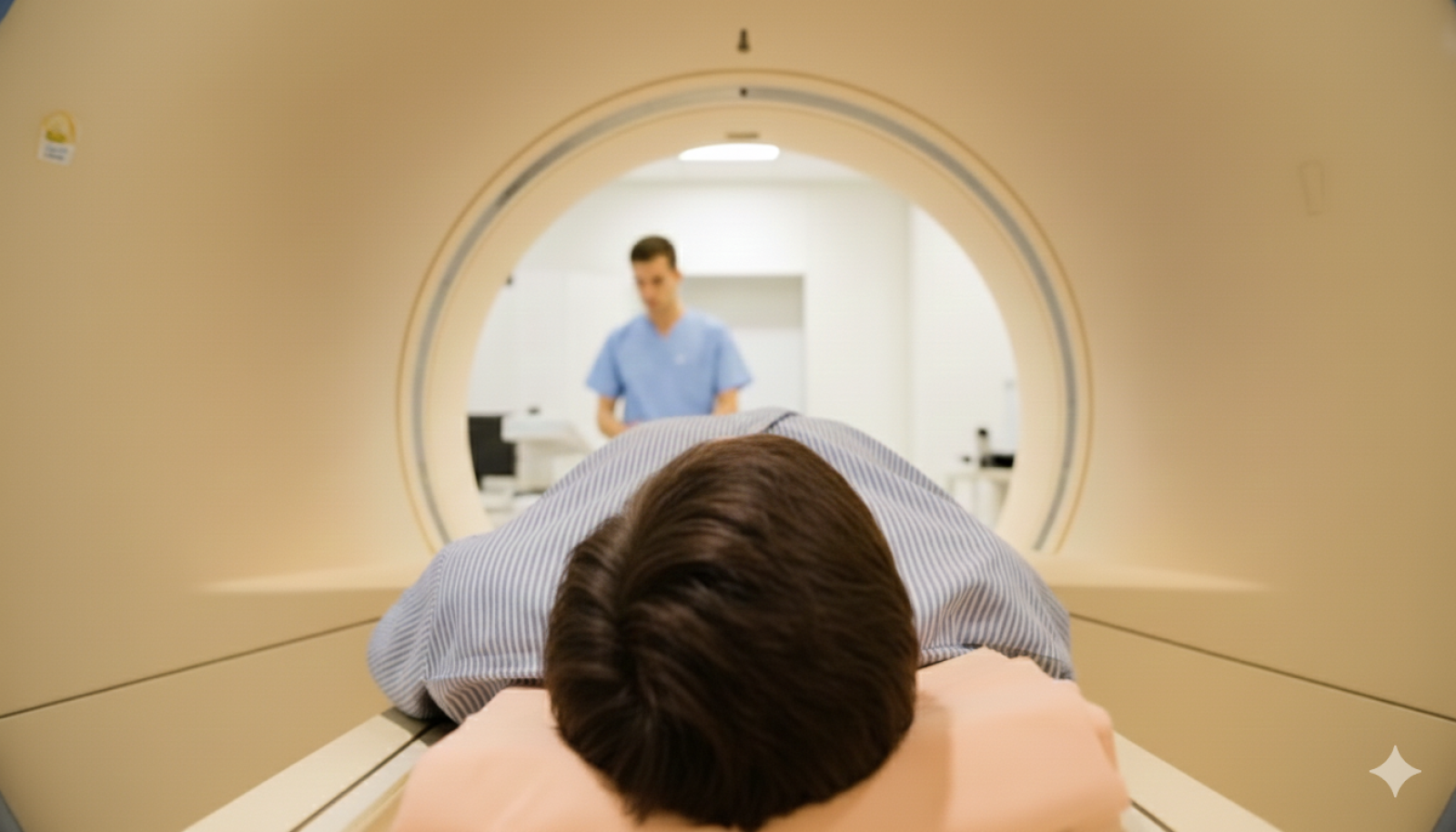 persone in macchinario TAC